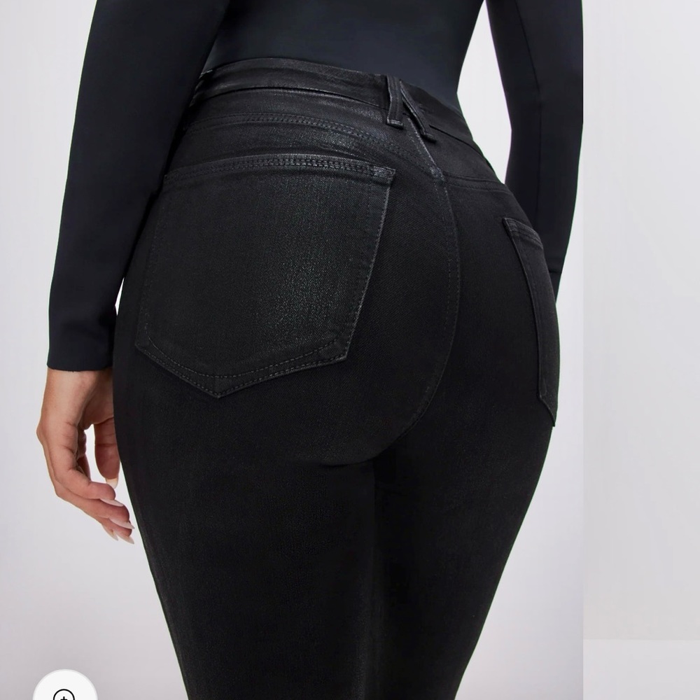 Good American good legs coated jeans